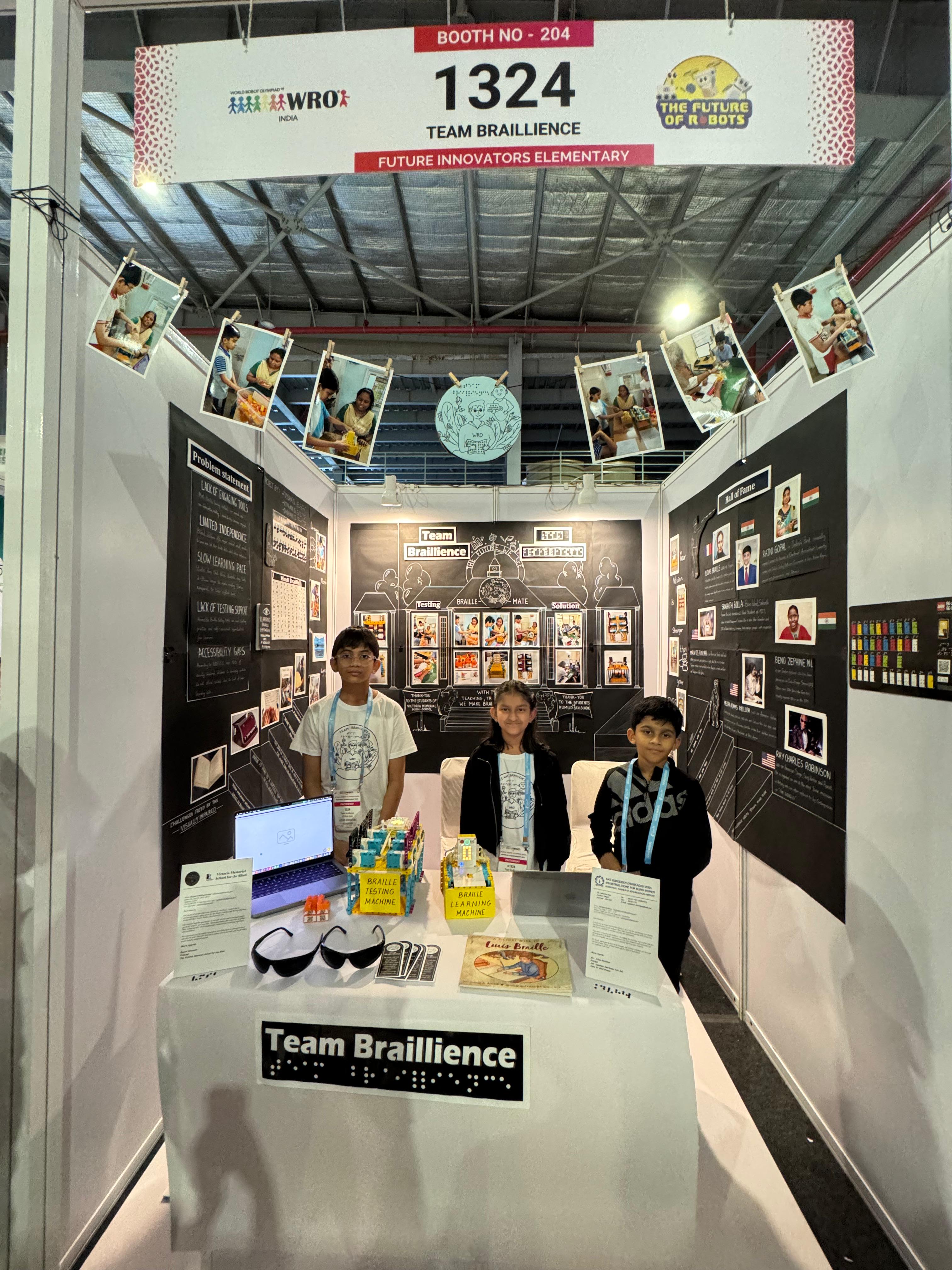 Team Braillience Booth